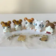 とっとこハム太郎　指人形　メタルチャーム　キーホルダー　平成レトロ