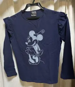 Disney ミニーマウス 長袖カットソー ネイビー 140cm