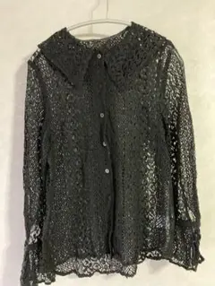 Adam e Rope 黒レースブラウス