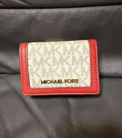 MICHAEL KORS 三つ折り財布 レッド