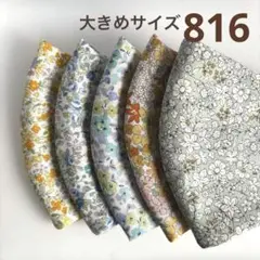 816ハンドメイドマスク＊大人用大きめサイズ5枚