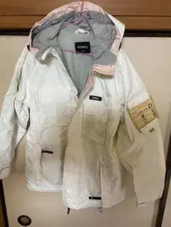 IGNIO ホワイト フード付きジャケット