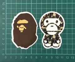 ステッカー A BATHING APE 2枚のサムネイル