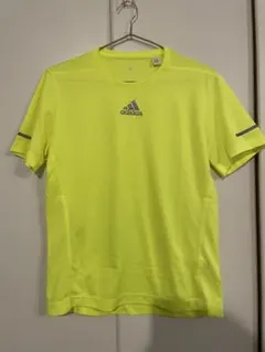アディダス　ランニング用　Tシャツ クライマライト　蛍光イエロー　リフレクティブ