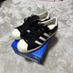 adidas SUPERSTAR VINTAGE ブラック/ホワイト　27cm