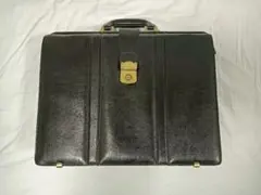 ブラックレザー ビジネスバッグ　ダレスバッグ　最終値下げ