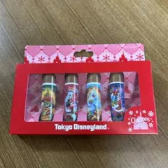 東京ディズニーランド　2017クリスマス　リップクリーム4本セット