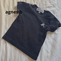 agnes bのTシャツ 1歳半まで アニエスベー ベビー　　黒シャツ