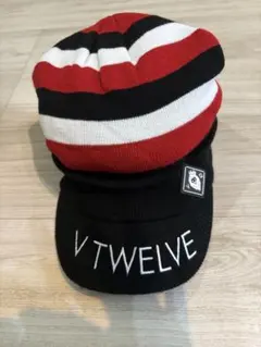 V12 ブイトゥエルブ ゴルフ VISOR KNIT CAP ニットキャプ