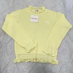 mezzo piano イエロー 長袖カットソー　トップス　長袖　M 110