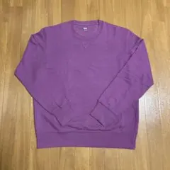 ユニクロ スウェットシャツ 76パープル XLサイズ 男女兼用