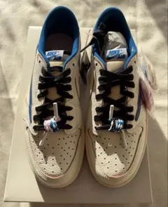 国内正規 トラヴィススコット×フラグメントデザイン×ナイキ AJ1 27.5cm