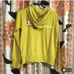 Champion チャンピオン　レディース　パーカー　黄色　UVカット　M 春夏のサムネイル
