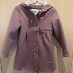 any FAM ローズピンク ウールコート 120