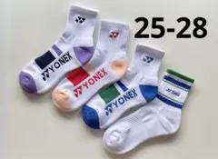 新品 YONEX ヨネックス　刺繍口ゴ　スポーツ　ソックス　4足 25-28cmのサムネイル