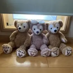 ダッフィー　シェリーメイ　ぬいぐるみ　3体セット