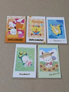 サンリオキャラクターズ フォトカードコレクションガム 5枚セット