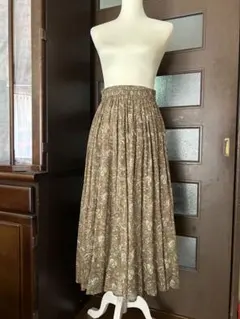 未使用 Samansa Mos2 blue サマンサモスモスフレアスカート　F