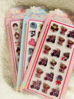 アクリルシール 3種類セット モンチッチ ヒスミニ エンジェルブルー