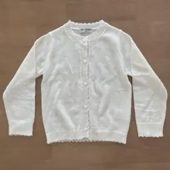 【値下げ】Ange D'argent 110カーディガン 白