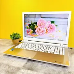 ｉ5✨新品SSDでサクサク快適✨おしゃれゴールド❣薄型 カメラ付き 仕事や趣味に