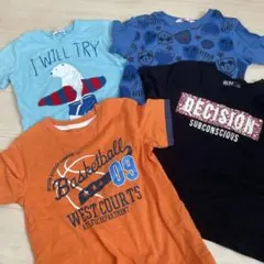 キッズ Tシャツセット 110 半袖　4枚セット　男の子