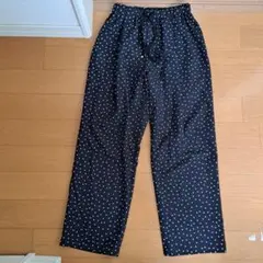 LEPSIM ドット刺繍パンツ/ブラック - メルカリ