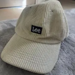 Lee コーデュロイキャップ フリーサイズ クリーム色