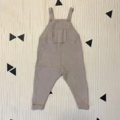 【未使用】 zara ザラベビー　ニットオーバーオール　サロペット　86
