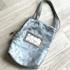 HIROKO HAYASHI メッシュ ボタニカル バッグ刺繍 スプーンチャーム 