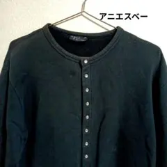 アニエスベー カーディガンプレッション　 黒