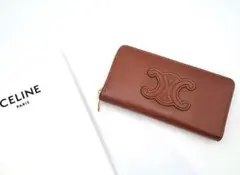 CELINE　セリーヌ　キュイル　トリオンフ　ジップウォレットのサムネイル