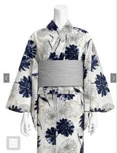 花柄浴衣・帯セット