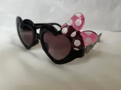 ミニーマウス ハート型サングラス