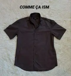 COMME ÇA ISM コムサイズム 半袖ボタンダウンシャツ ブラウザMのサムネイル