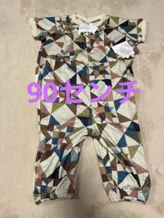 しまむら micorrid softcheese パッチワークTシャツサロペット