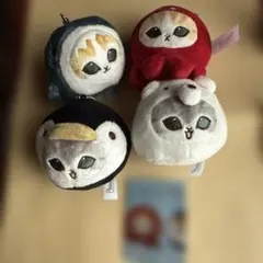モフサンド 海の生き物にゃんおかおぬいぐるみキーチェーン付き