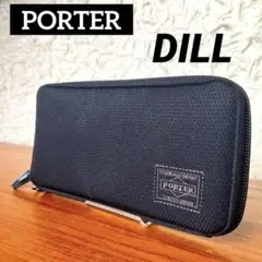 未使用 希少 廃番品 PORTER DRAWING LONG WALLET 黒 - メルカリ