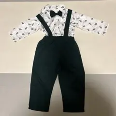 フォーマルロンパース サスペンダー付き