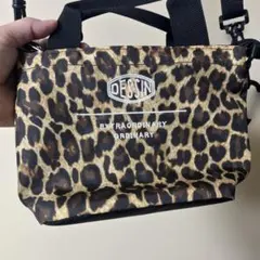 DESSIN レオパード柄 2WAY ショルダーバッグ