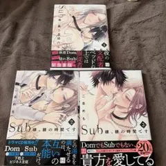 Sub様、躾の時間です 1〜3巻 二条めも