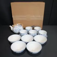 【美品】乃りたけ Noritake ノリタケ 和食器 茶器 16点セット 青花