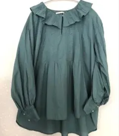 定価2万　未使用級⭐️ヌキテパ コットンボイル レースブラウス　白　Fサイズ 定価2万 未使用級⭐️ヌキテパ コットンボイル レースブラウス 白 F