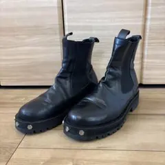 KOJI KUGA コージクガ バーコード ブーツ 90s 黒 レザー Y2K 希少】KOJI KUGA バーコード ブーツ 90s 黒 レザー Y2K - メルカリ