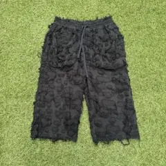 ROEN ロエン レオパード トラックパンツ カーゴパンツ クロップド