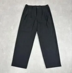 無印良品 2タック ワイドスラックス グレー L レーヨン混 ドレープのサムネイル
