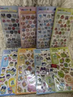 ◎国内正規品　たまごっち　ボンボンドロップシール　平成ハッピーフォン　８点