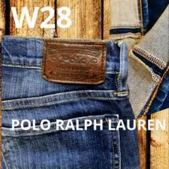 POLO RALPH LAUREN 赤ミミ セルビッチデニム ダークブルーW28