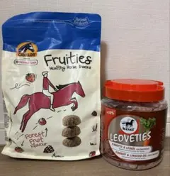 馬のおやつ　Cavalor Fruities & Leoveties セット