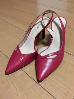 NINE WEST スリングバック パンプス ピンクのサムネイル
